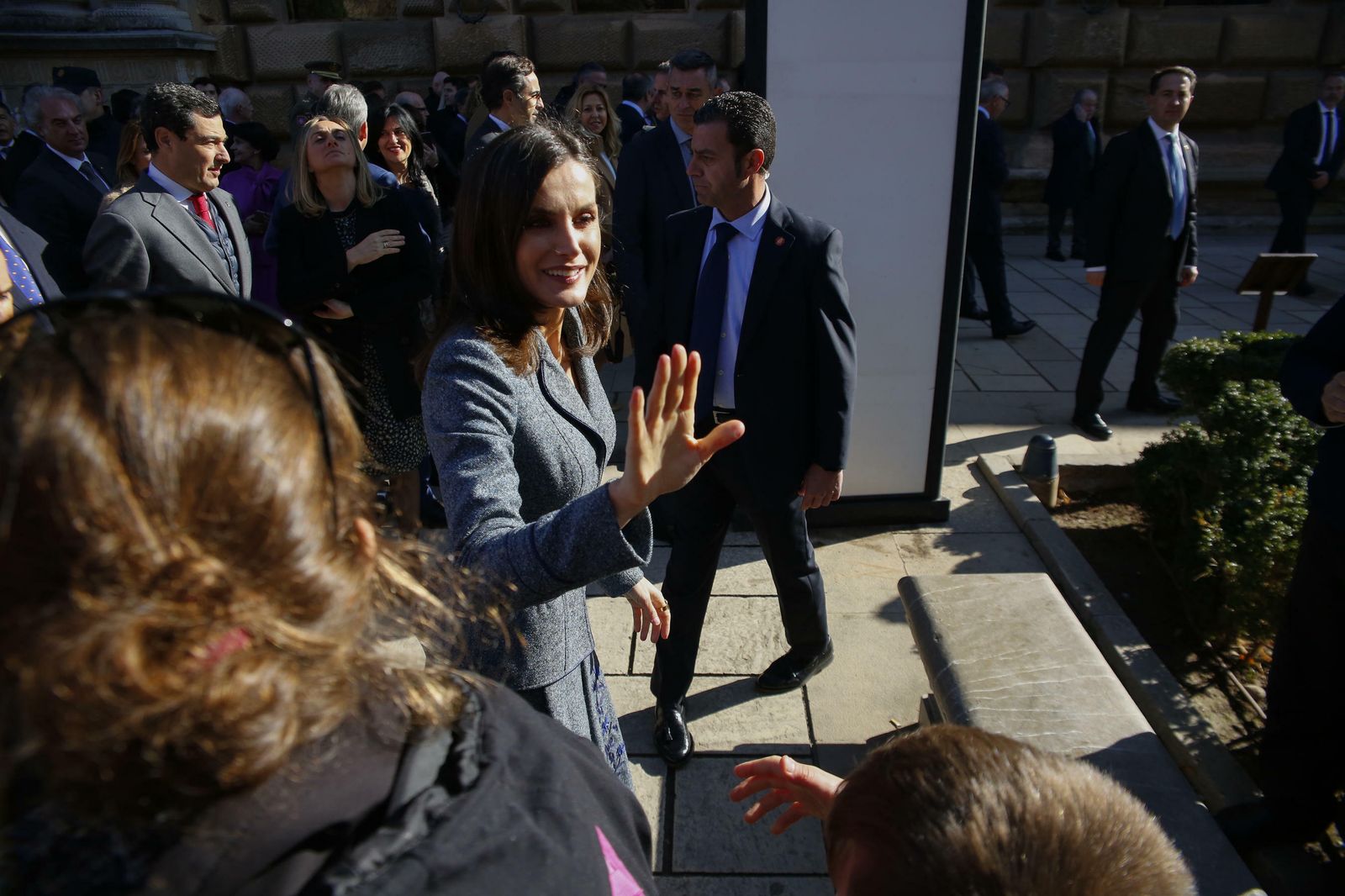 La visita de la reina Letizia, en imágenes