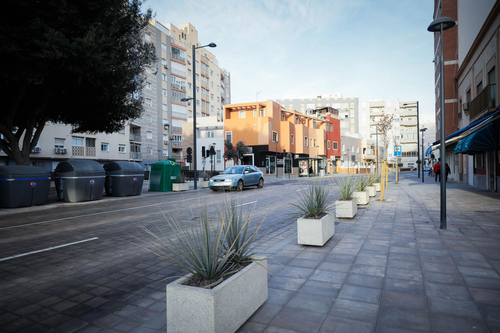 Imágenes de las calles en obras