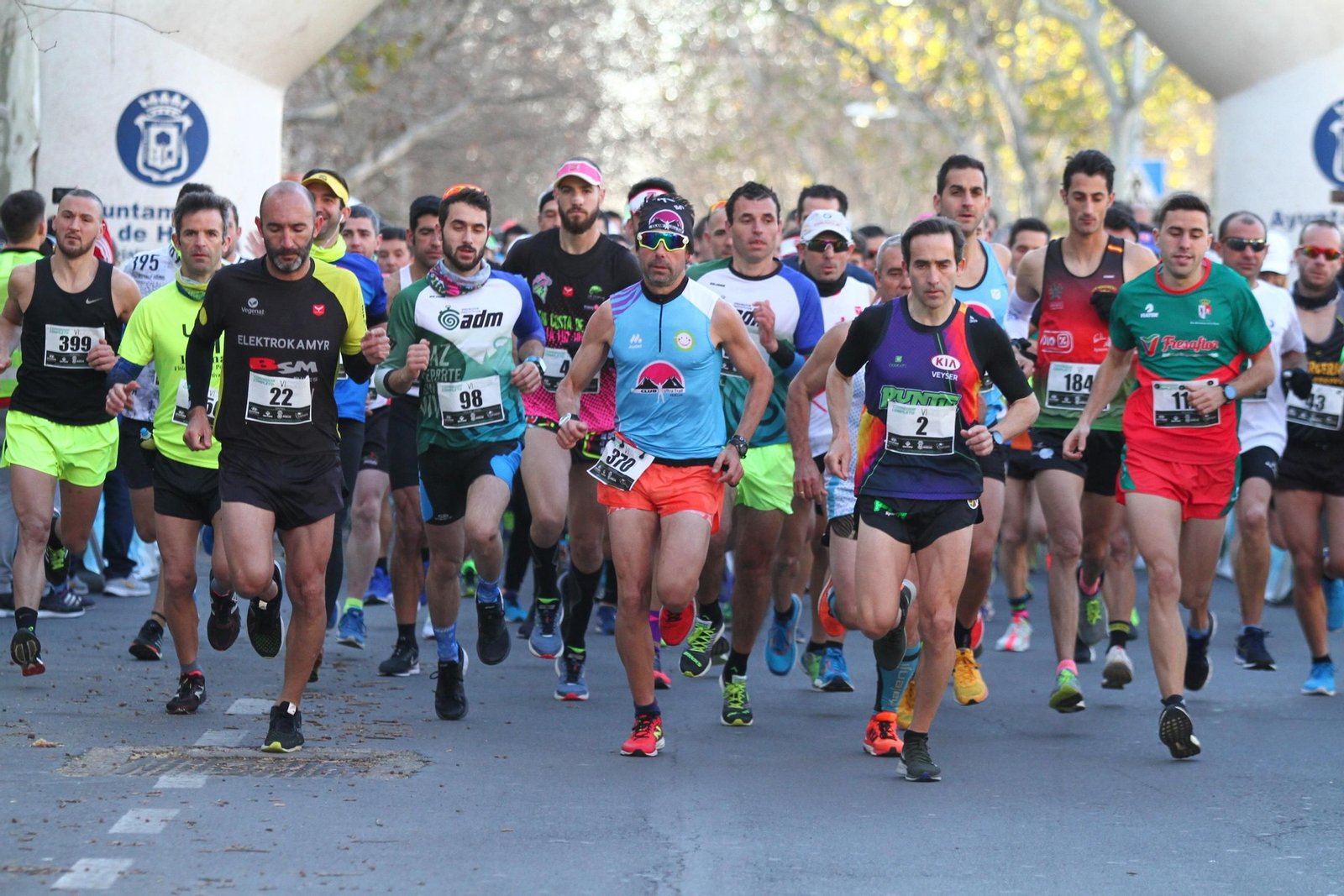 Salida de la Media Maratón de Huelva