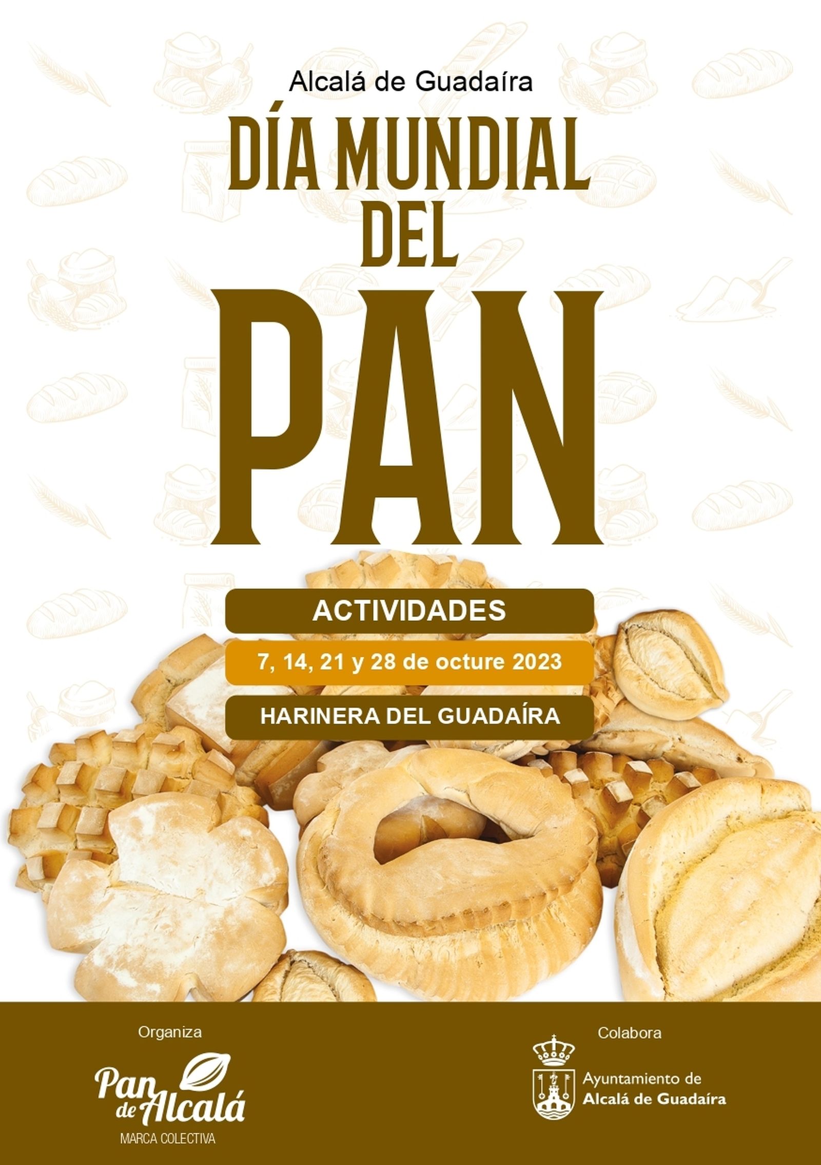 Cartel de actividades deñ Día del Pan 2023