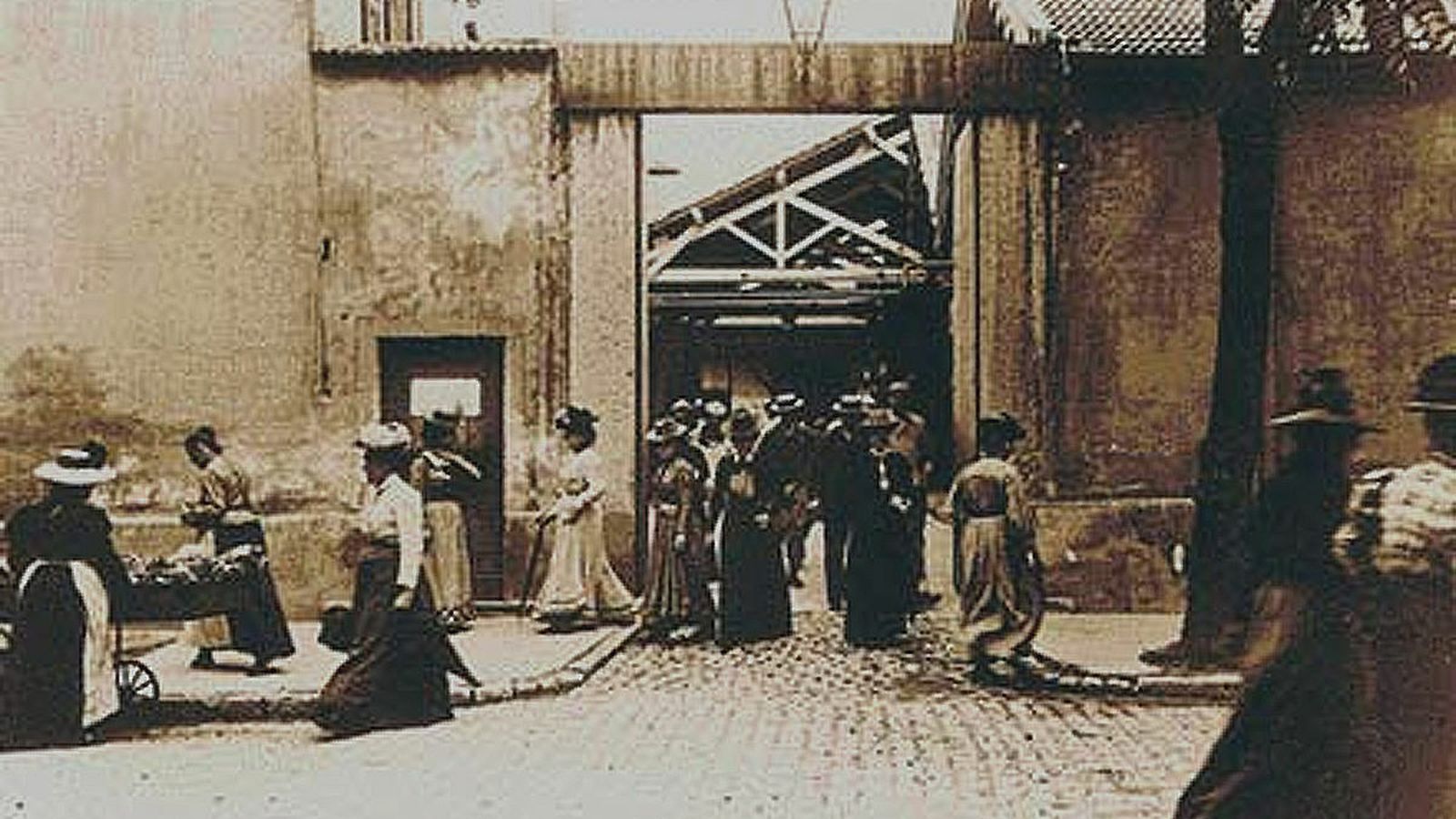 Fotograma de la primera película de los hermanos Lumière.
