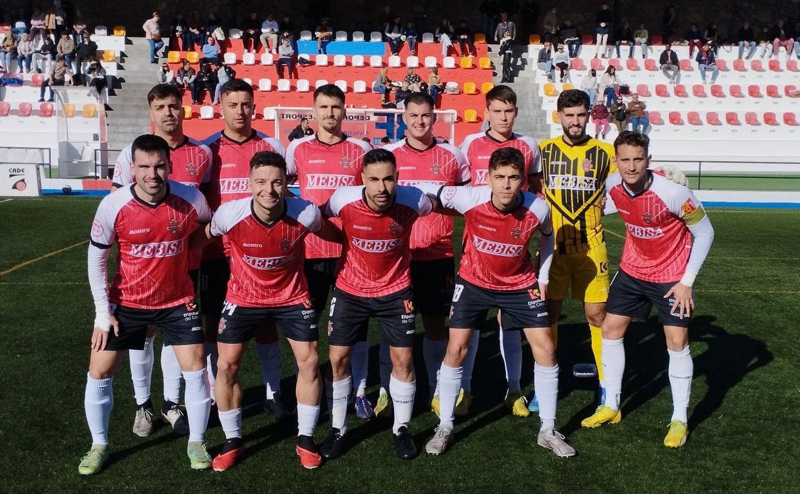 Formación inicial del Atlético Espeleño ante el Utrera.