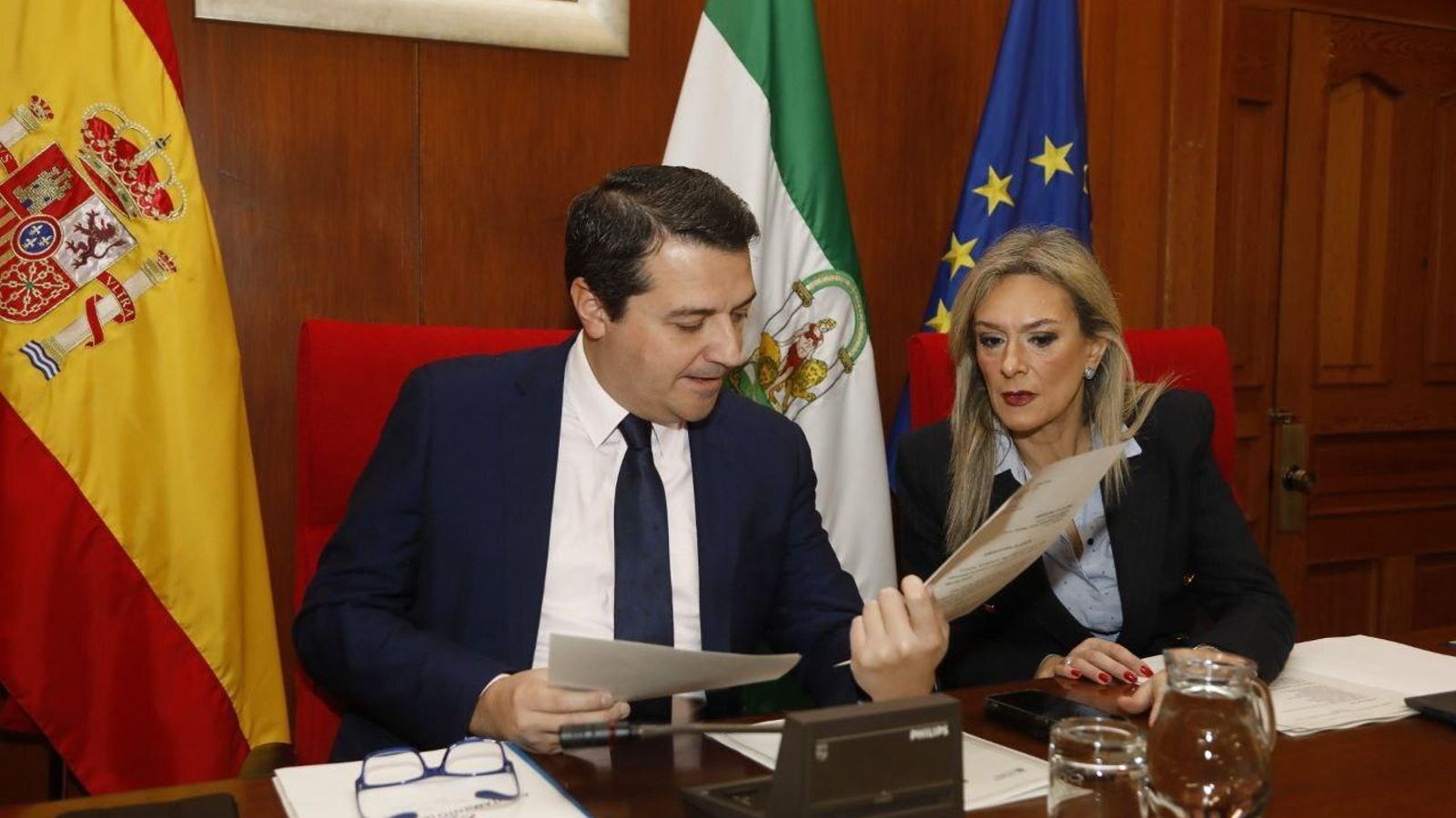 El alcalde, José María Bellido, en un momento del Pleno