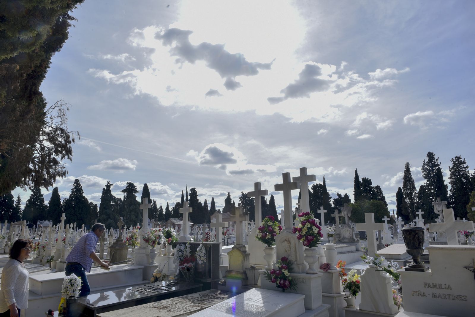 Las imágenes del día de Todos los Santos