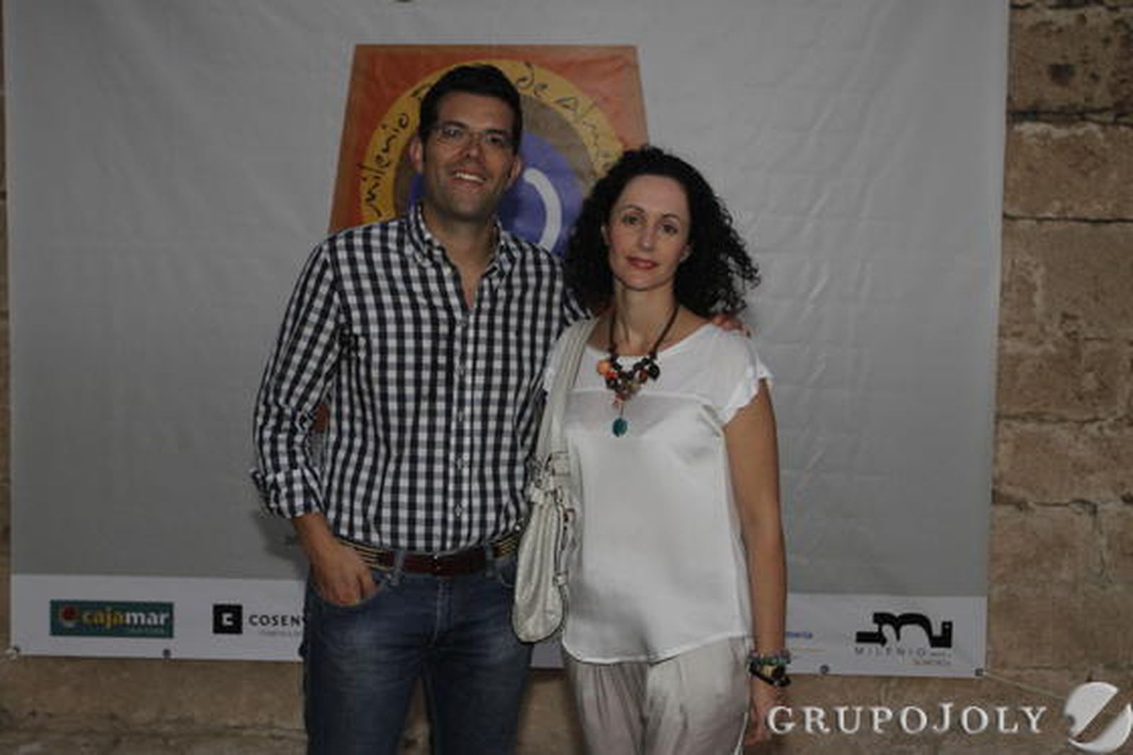 María Jesús Jiménez y Francisco Fernández acompañaron a Diario de Almería en su acto de celebración del Milenio./ Rafael González y Ricardo García