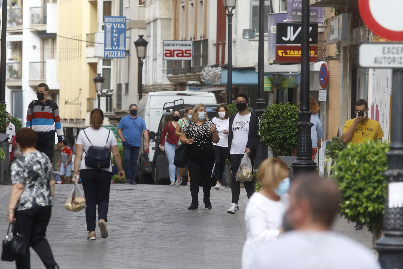 La semana 'horribilis' de Lucena a causa del covid, en fotografías