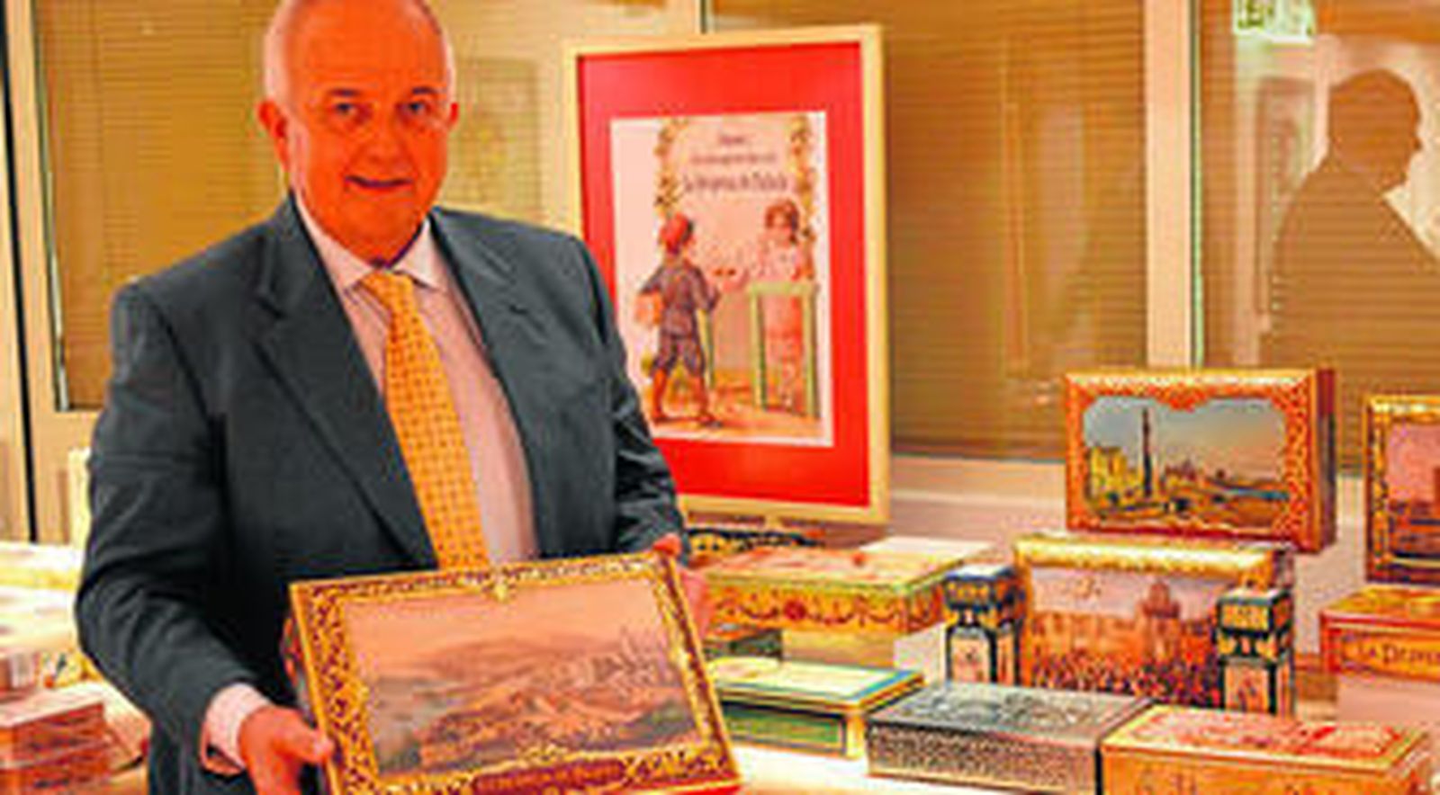 El propietario de la Despensa de Palacio, Antonio Rivero, ayer.