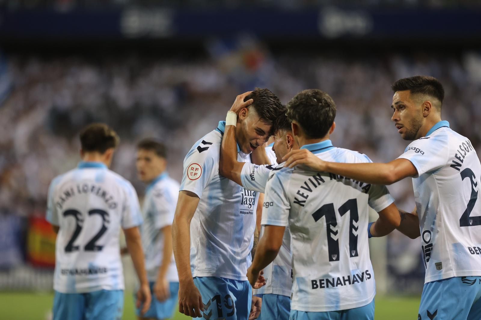 El Málaga CF-Atlético de Madrid B, en fotos