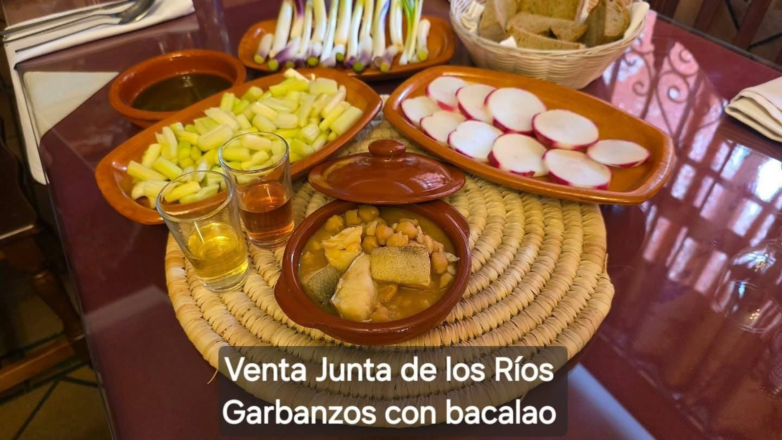 Venta Junta de los Ríos - Garbanzos con bacalao