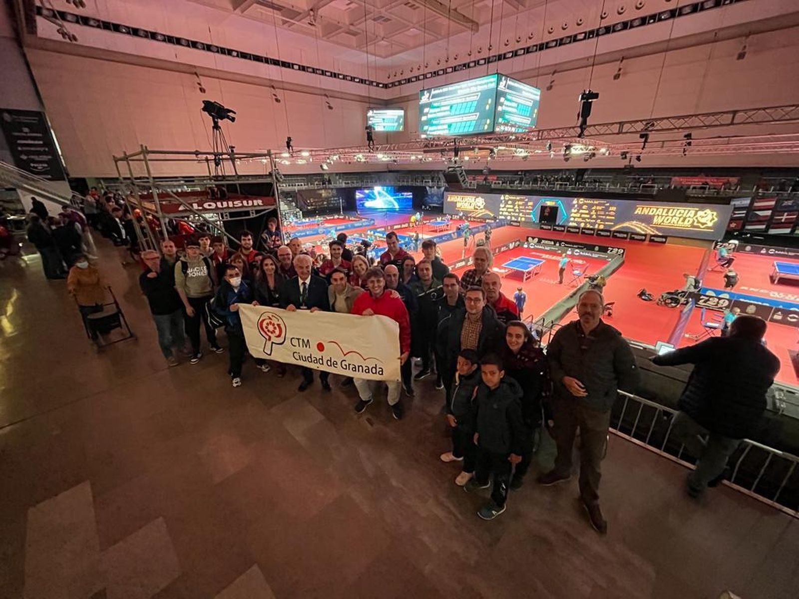 Los miembros del club granadino durante los recientes Mundiales