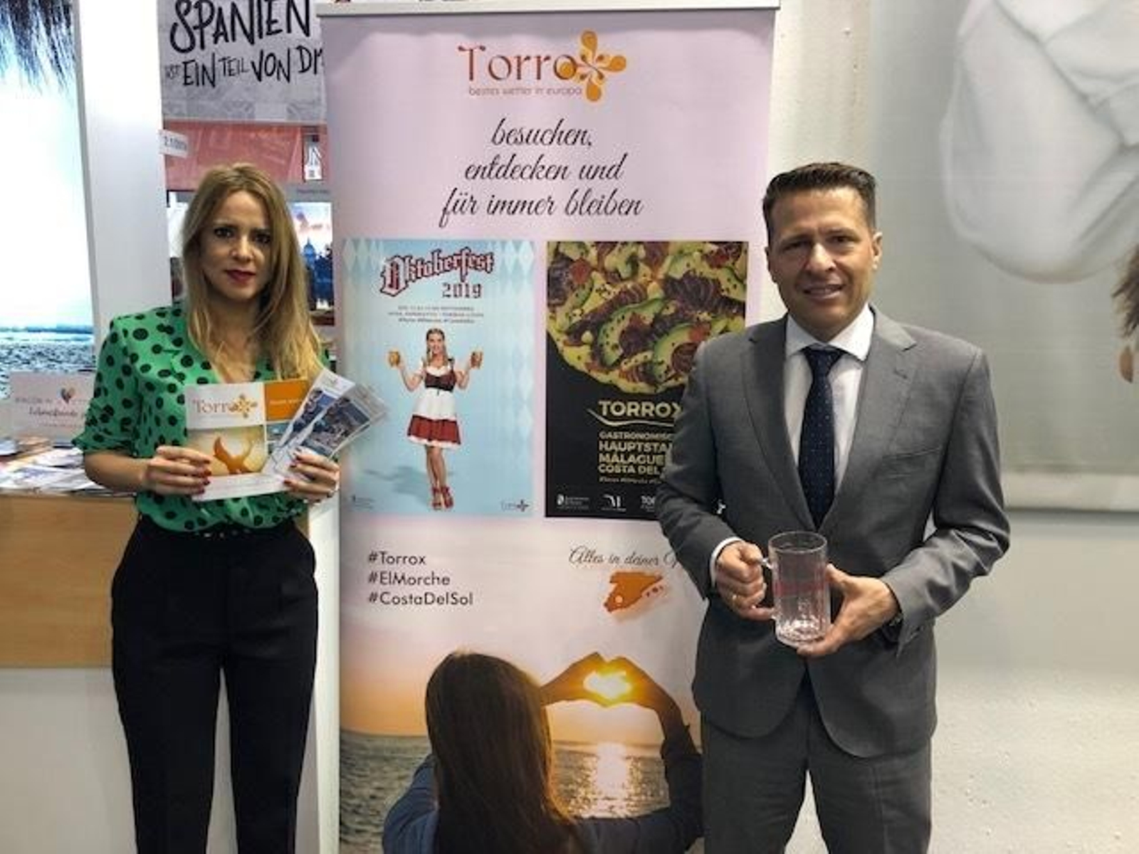 Sandra Extremera y Oscar Medina en la ITB