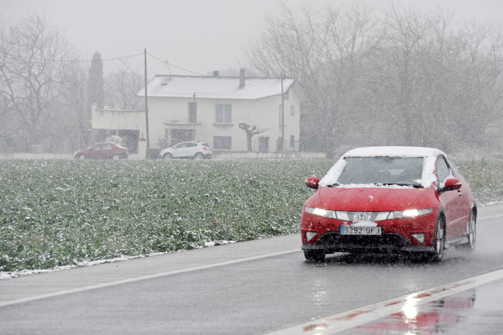 Temporal de frío y nieve en el norte del país