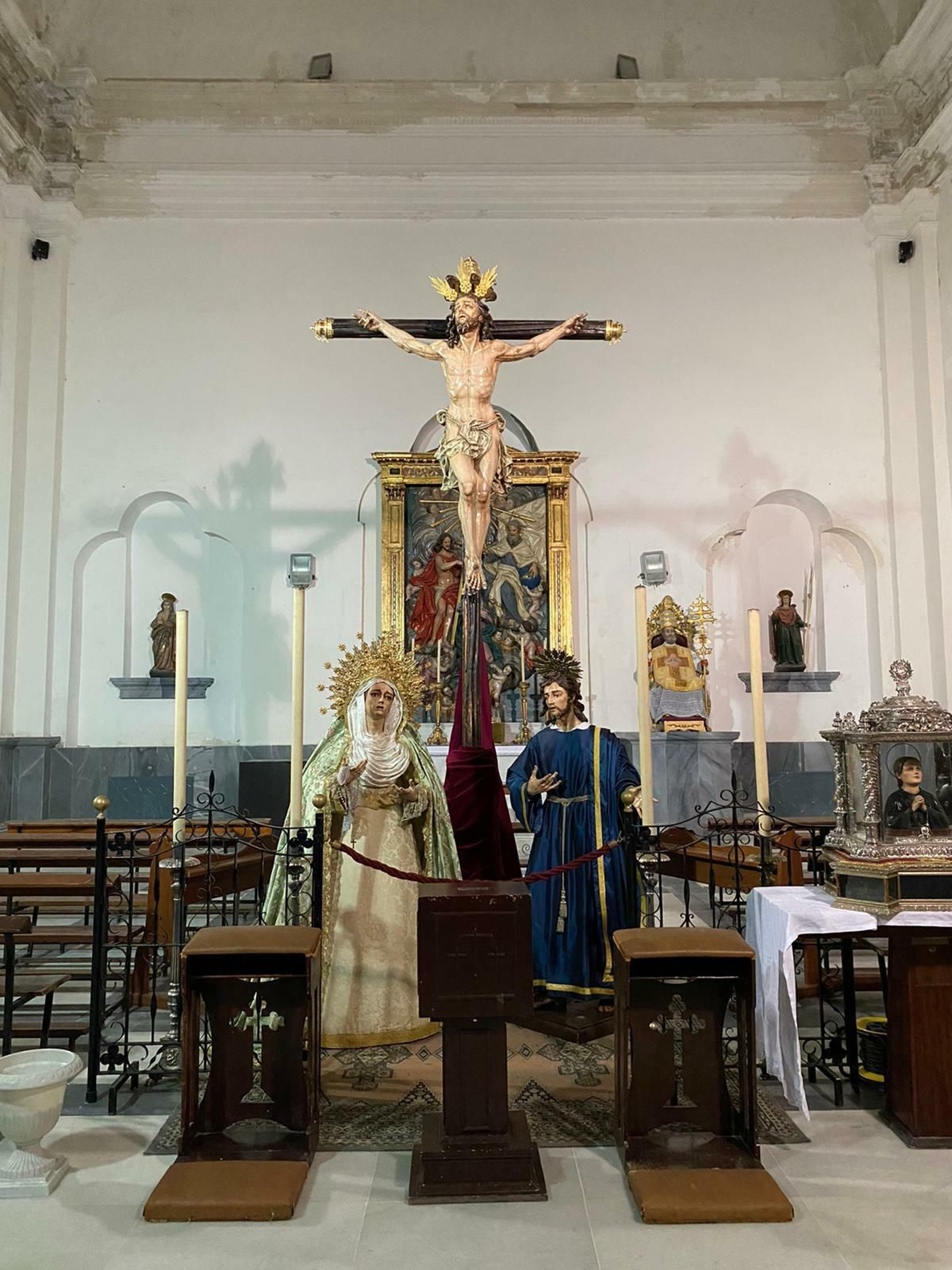 Las imágenes del Perdón, en el Torreón del Sagrario de Santa Cruz