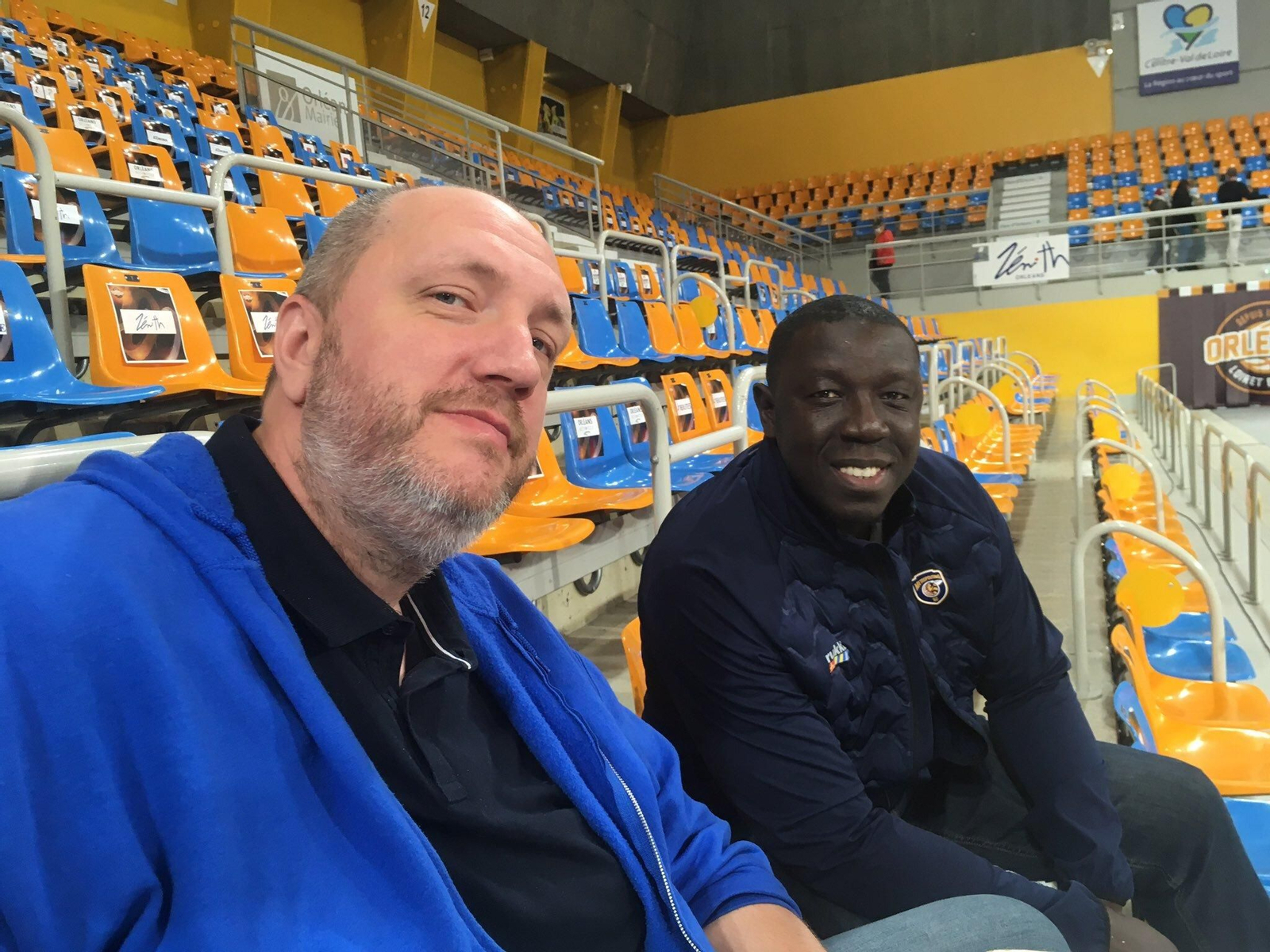 Fred Weis y Mous Sonko.