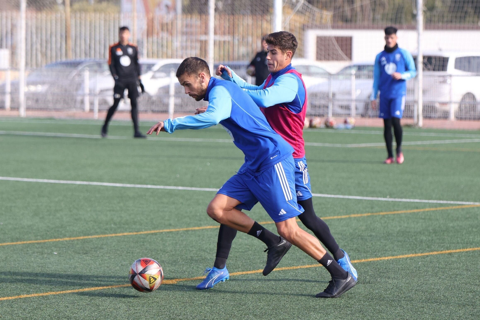 La vuelta al trabajo del Xerez CD en La Granja