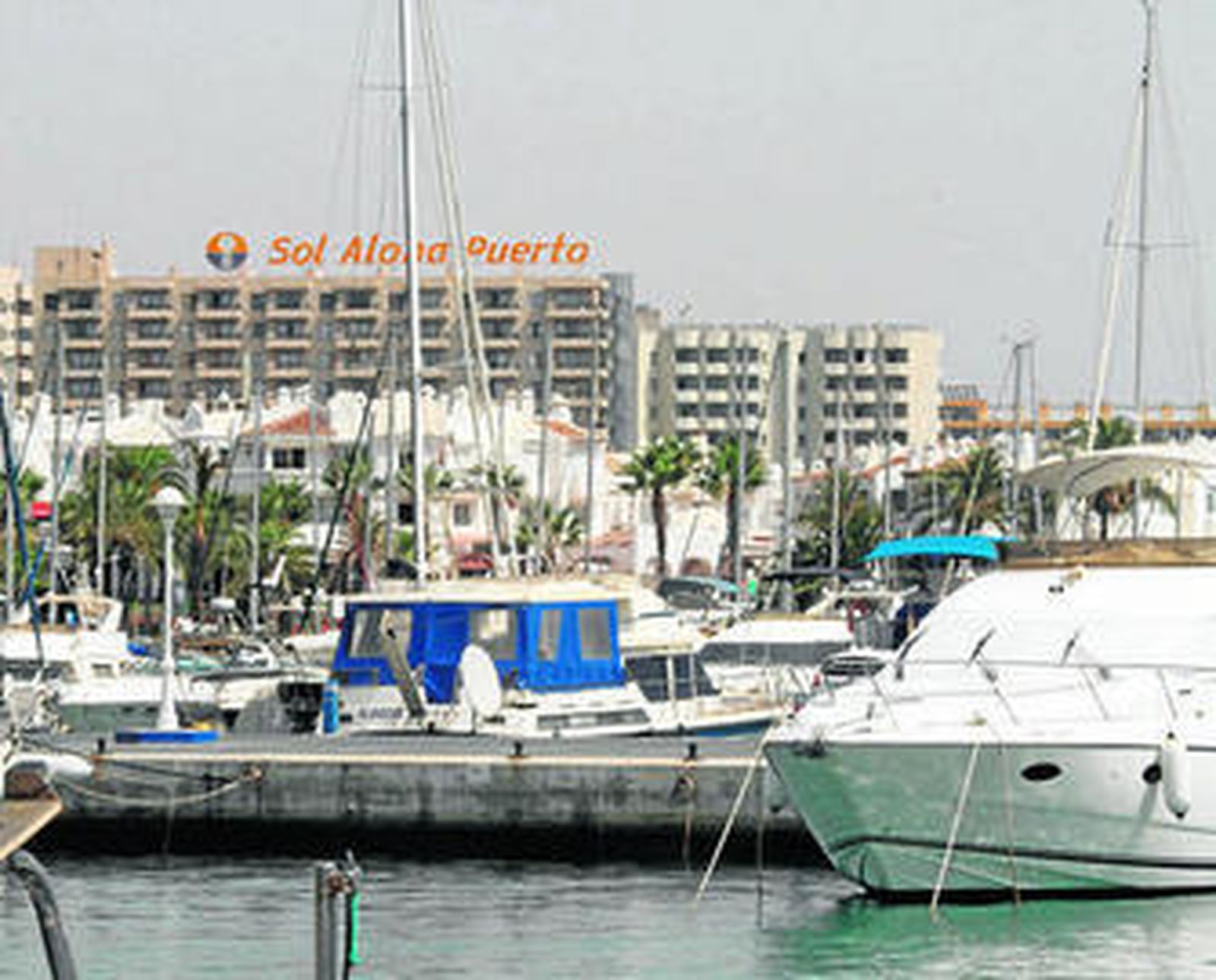 Varios puntos de atraque de Puerto Marina.
