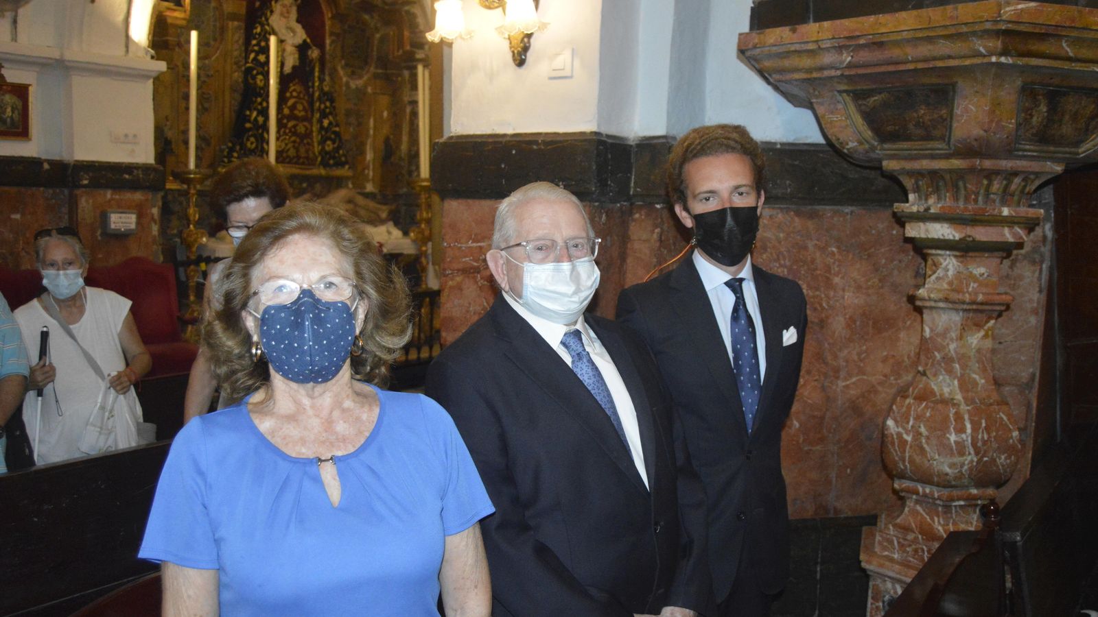 María Victoria García Supervielle, Ramón Ariza y Jaime Cano.