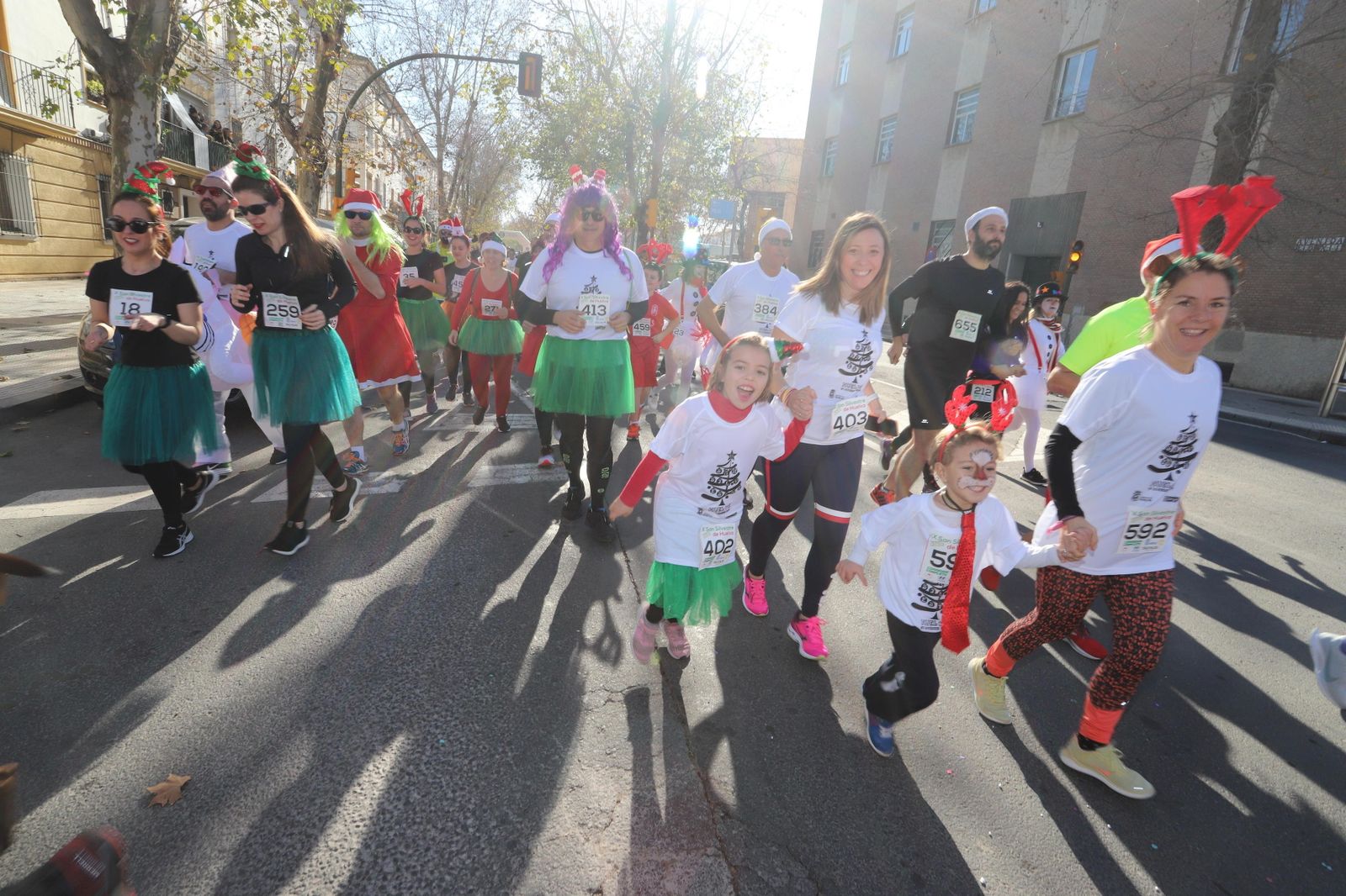 Imagen de archivo. La Carrera de San Silvestre de Huelva en la edición del 2019.