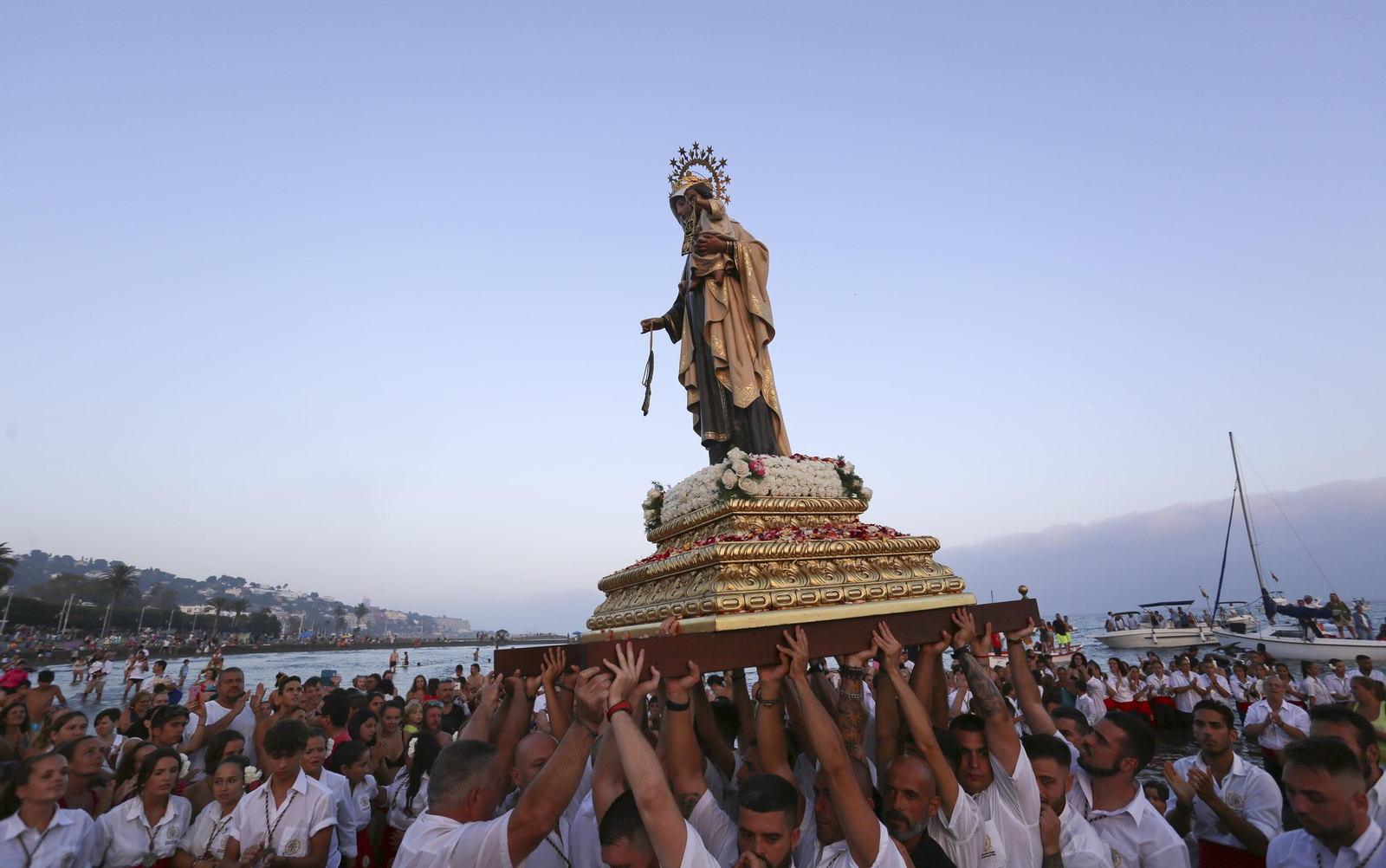 Las fotos de las procesiones de la Virgen del Carmen en Málaga