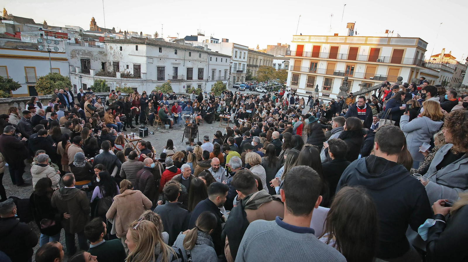 Así se disfrutaron las zambombas el día 6 de diciembre en Jerez