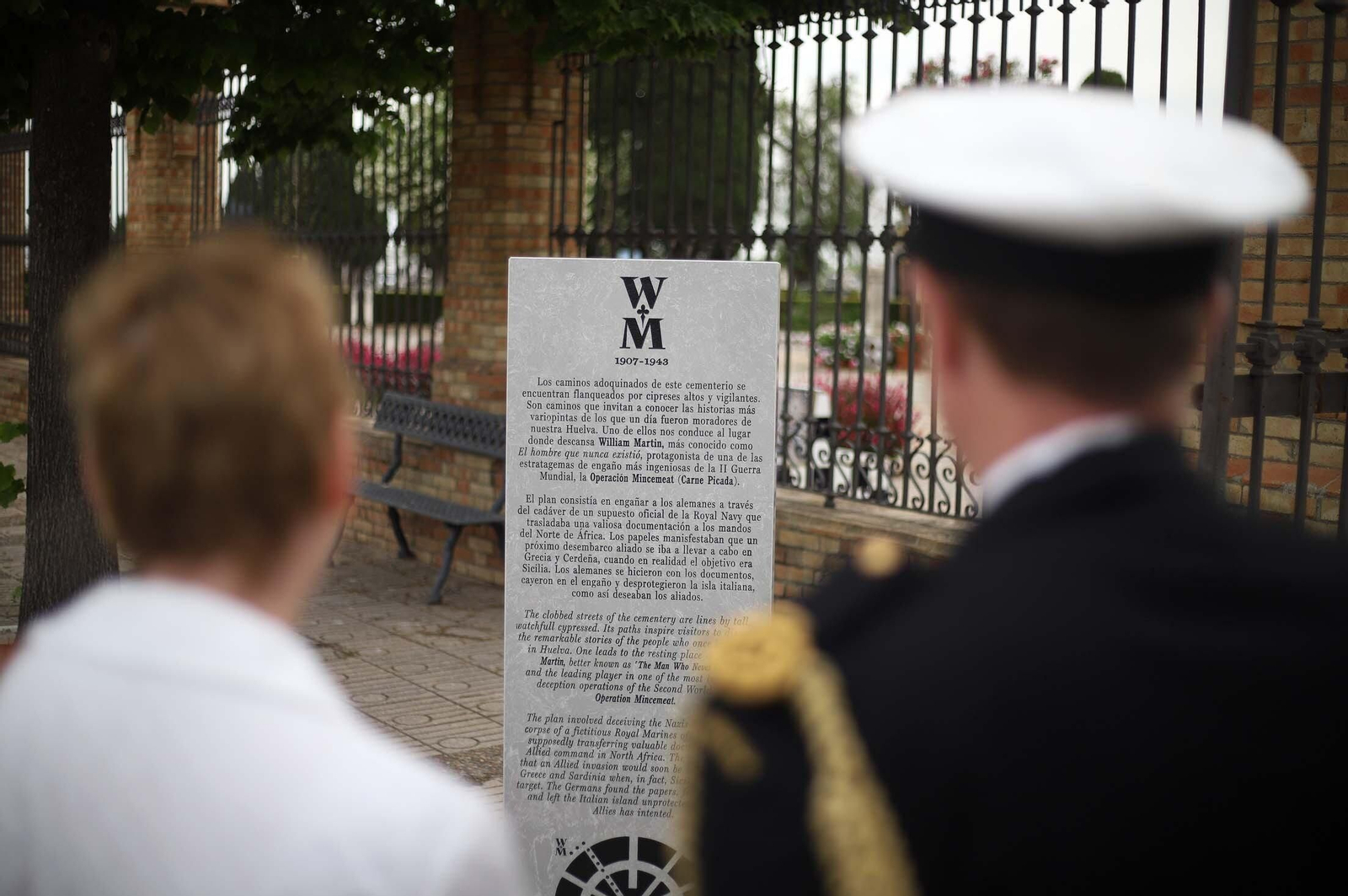La ceremonia conmemorativa del 80 aniversario de la aparición del cuerpo de William Martin, en imágenes