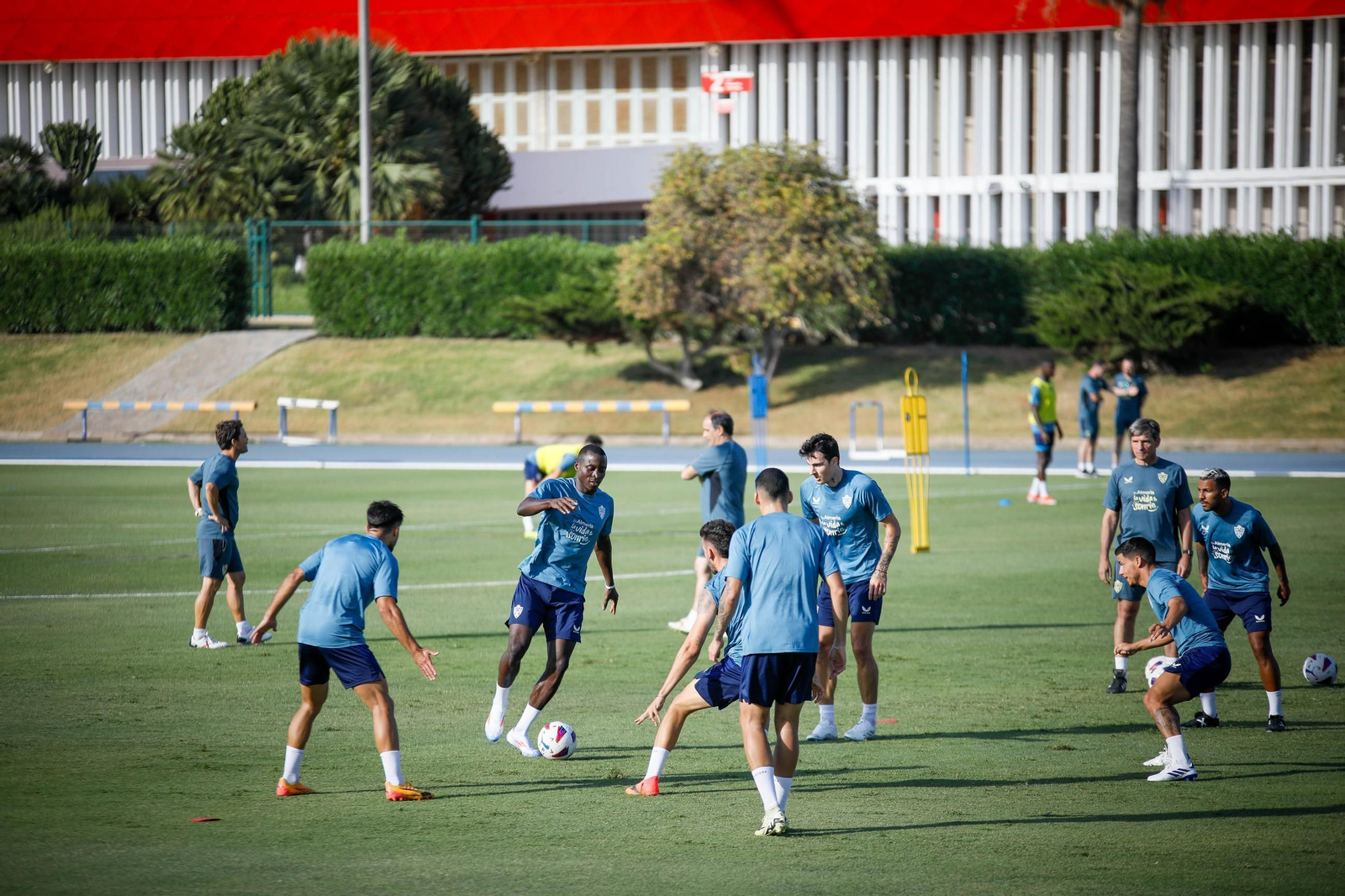 Primer entrenamiento pretemporada del Almería, en imágenes