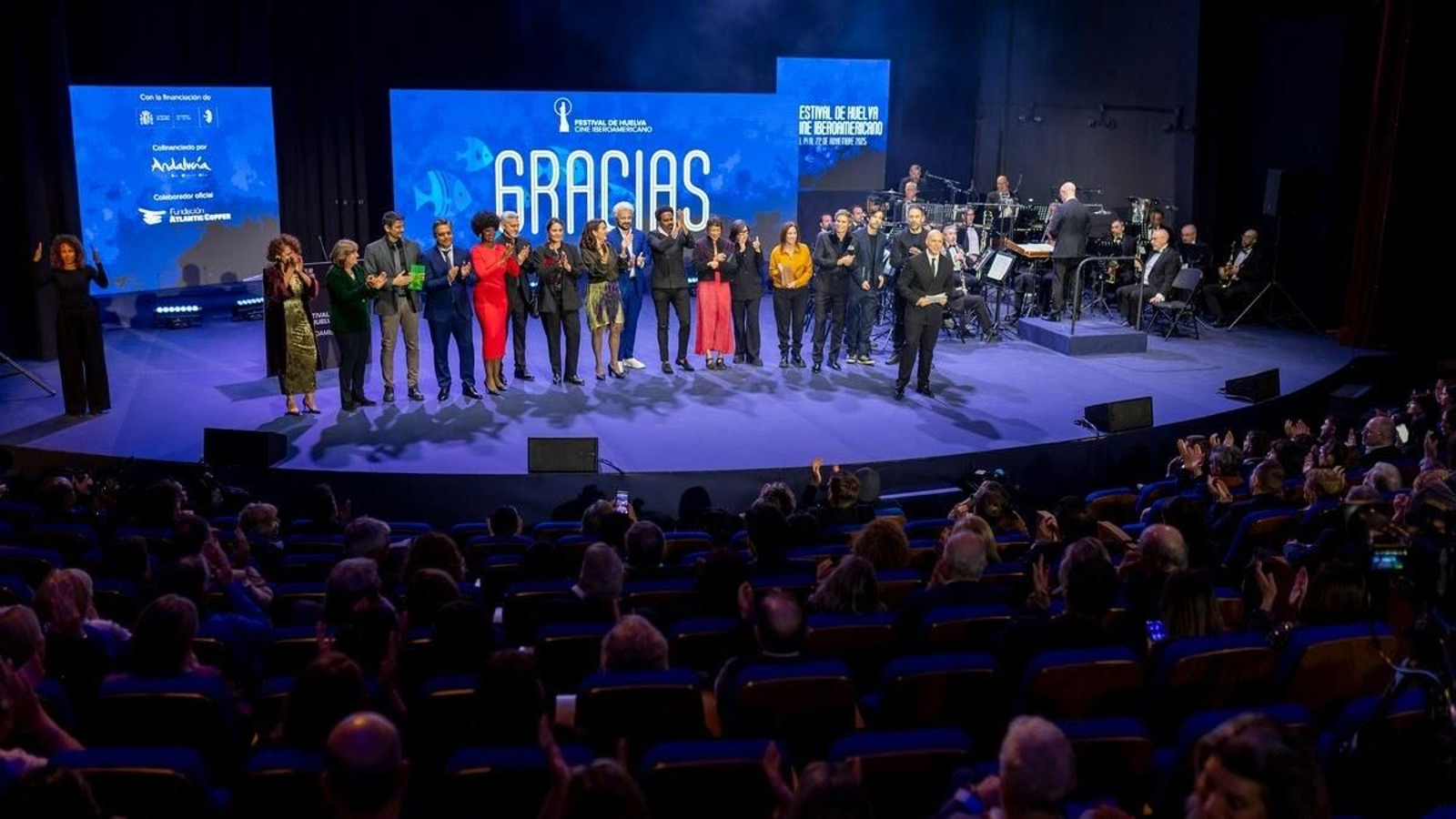Gala de clausura del Festival de Huelva de Cine Iberoamericano.