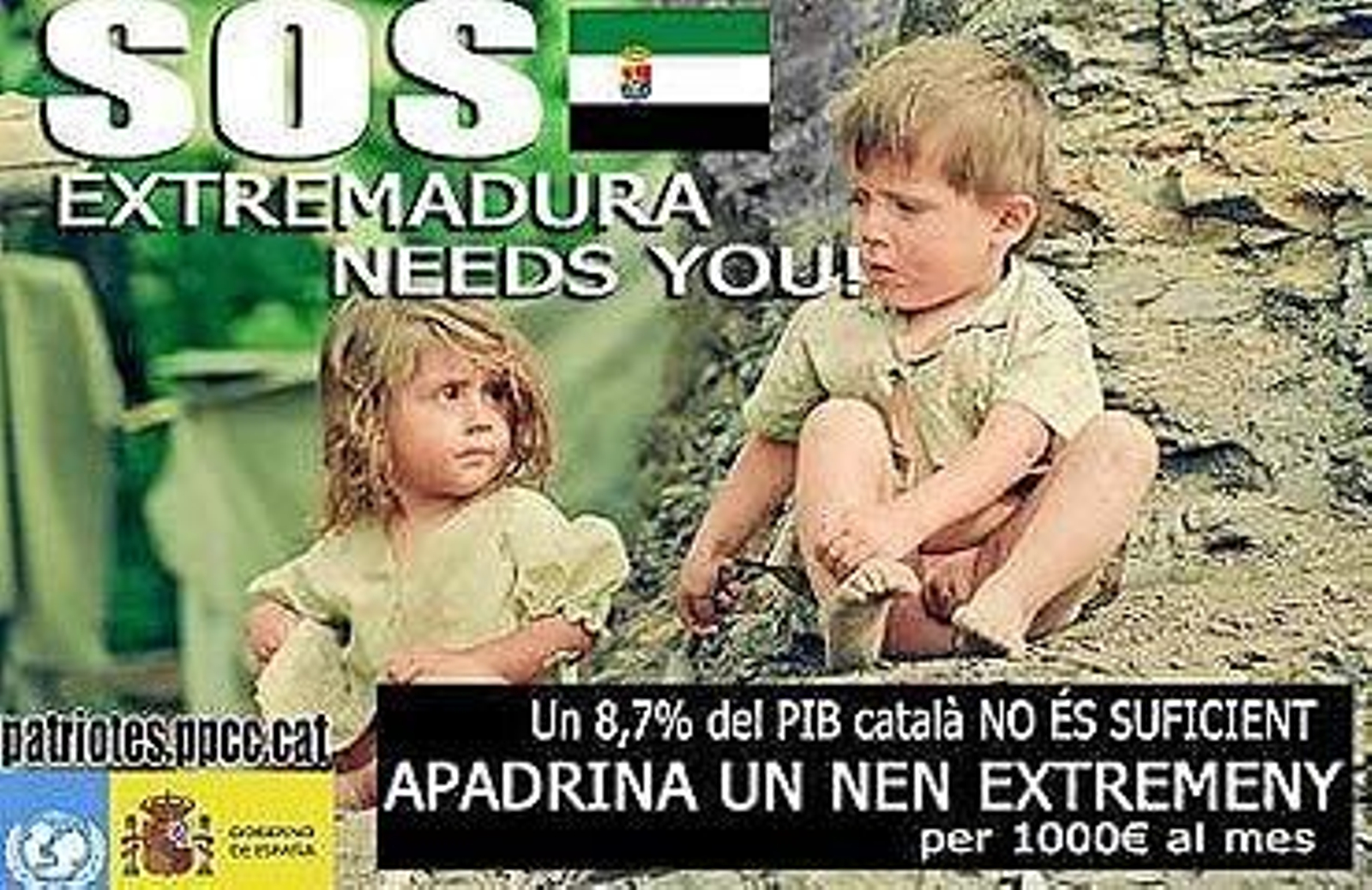 Un concejal catalán insta a apadrinar a un niño extremeño por 1.000 euros al mes