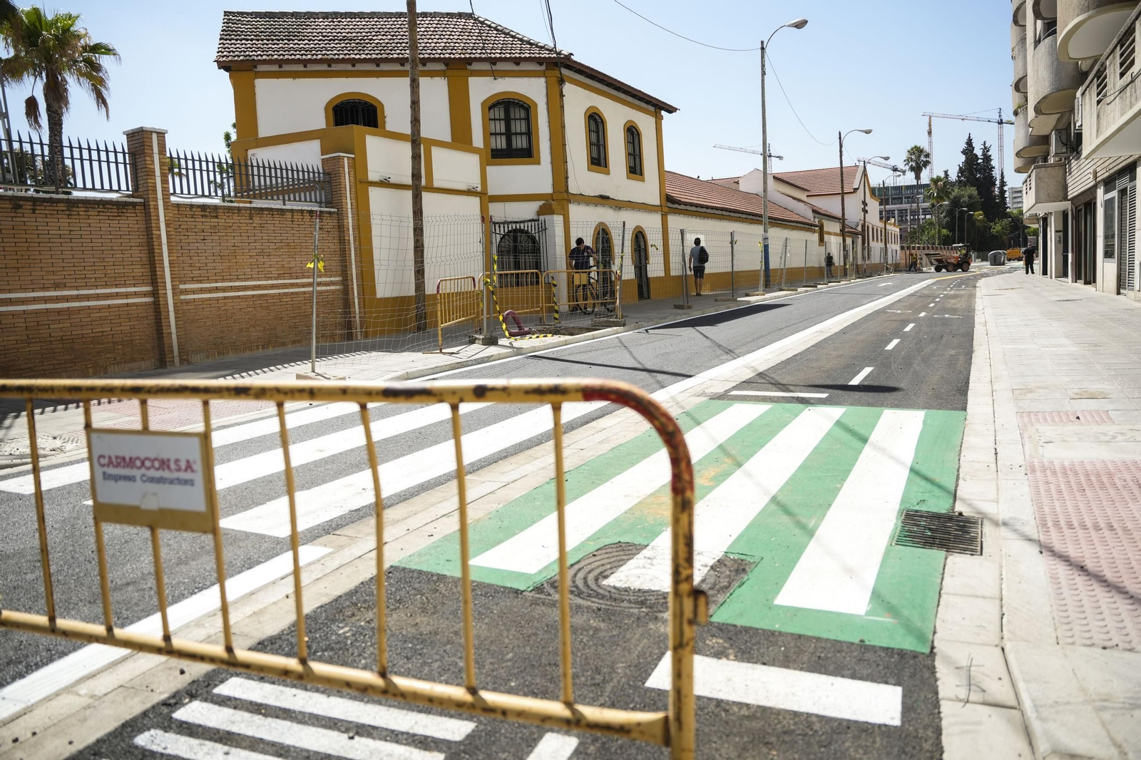 La calle Juan Sebastián Elcano una vez finalizada la obra, este verano.