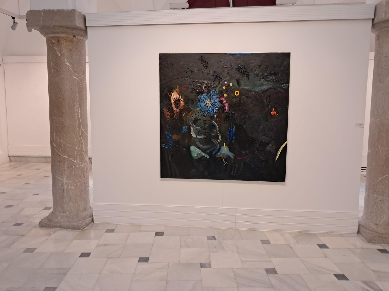 Una de las obras de la exposición de José Luis Valverde en Pescadería Vieja.