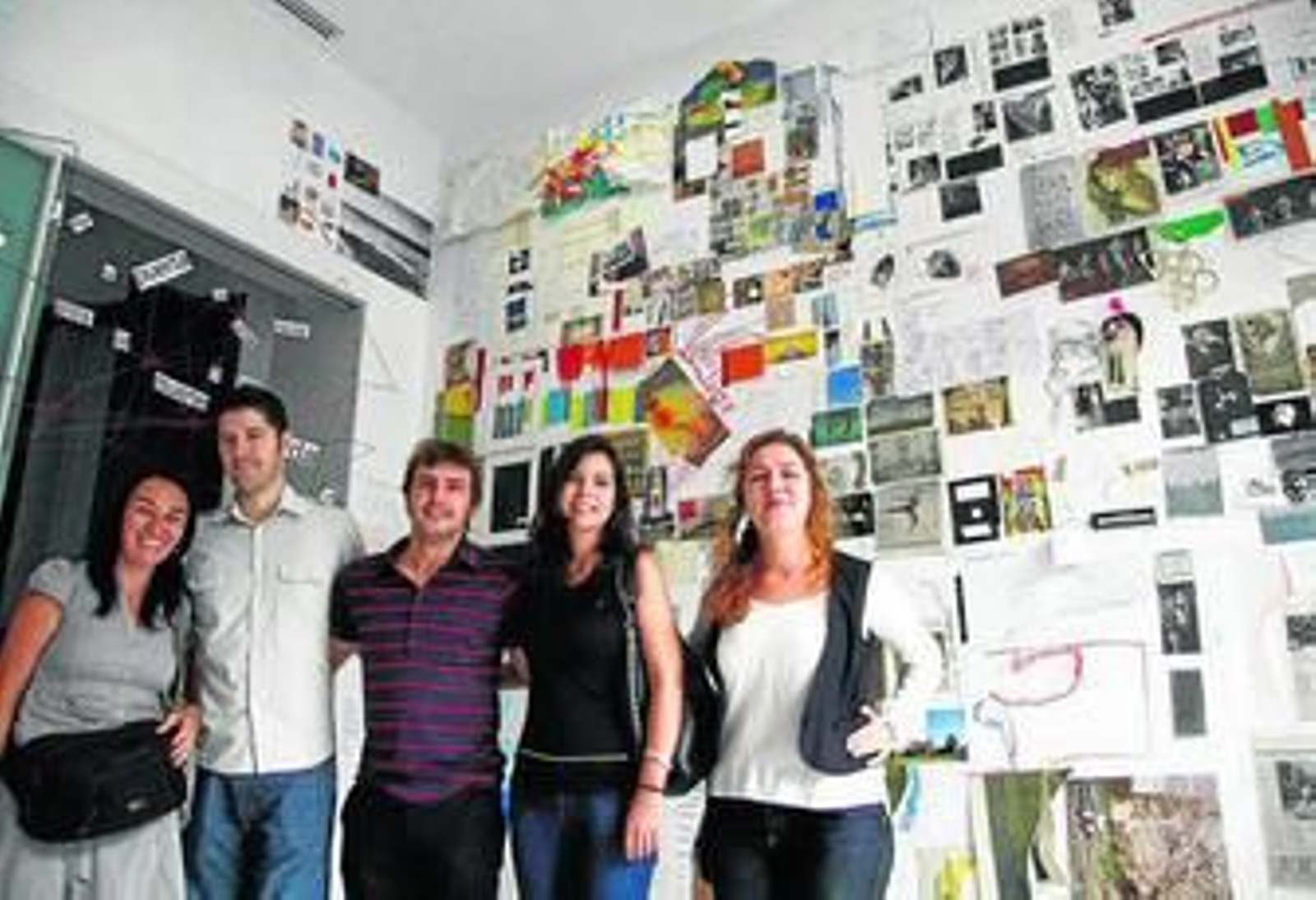 Algunos de los artistas que participan en esta iniciativa, que abre sus puertas al público mañana.