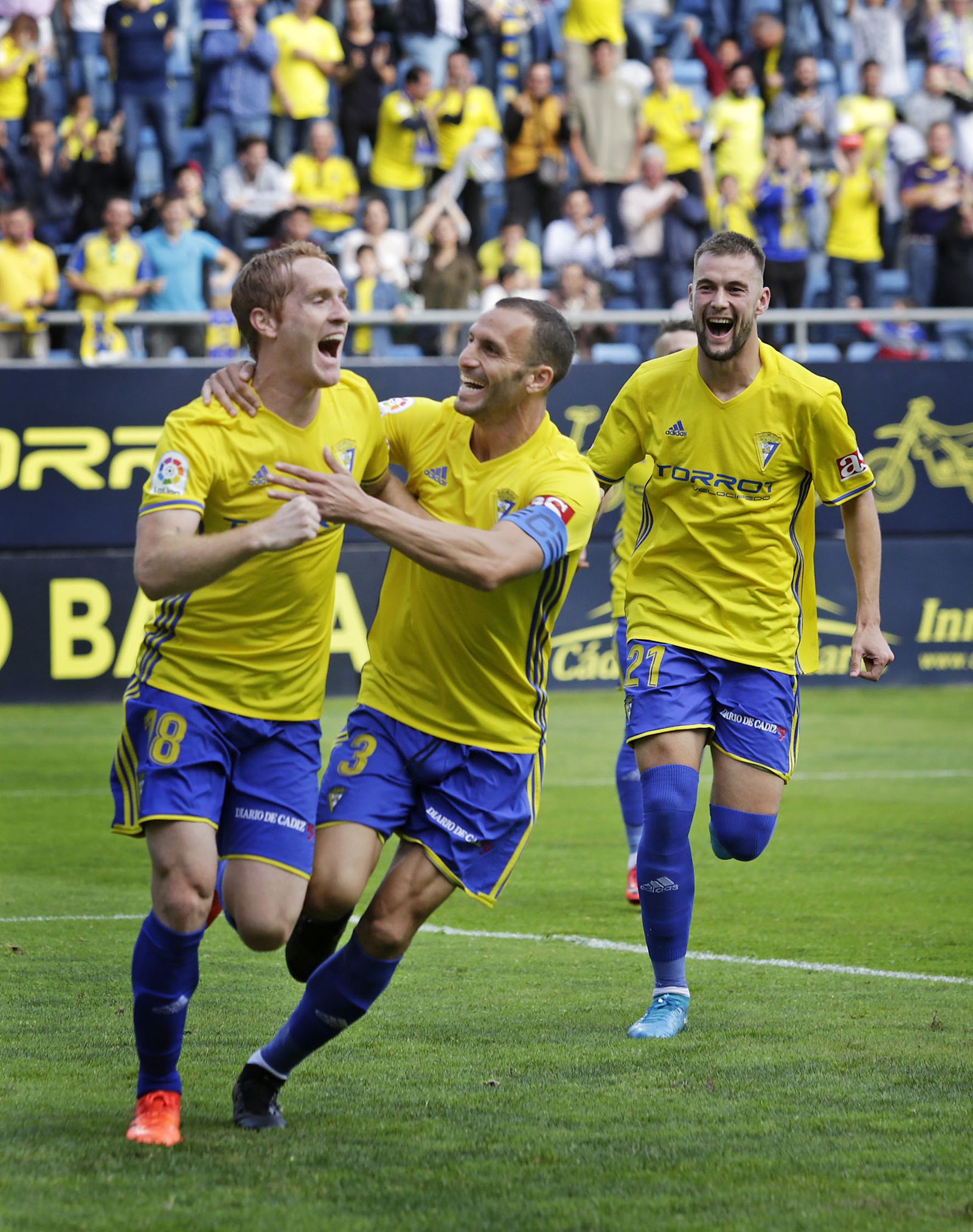 El Cádiz CF-Valladolid, en imágenes