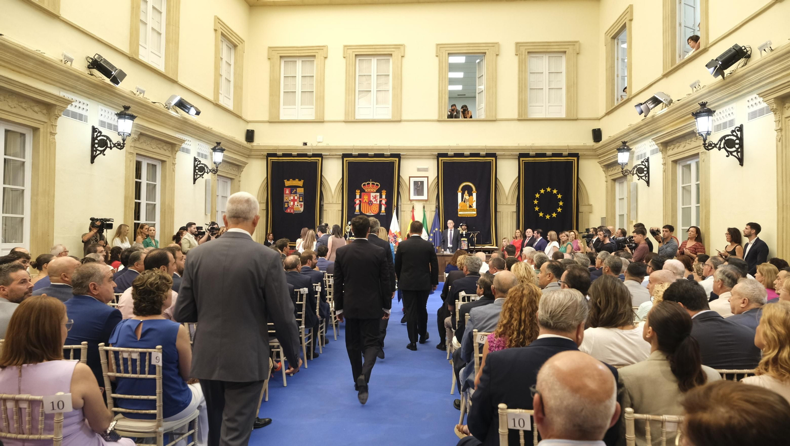 Imágenes del acto de constitución de la Diputación de Almería