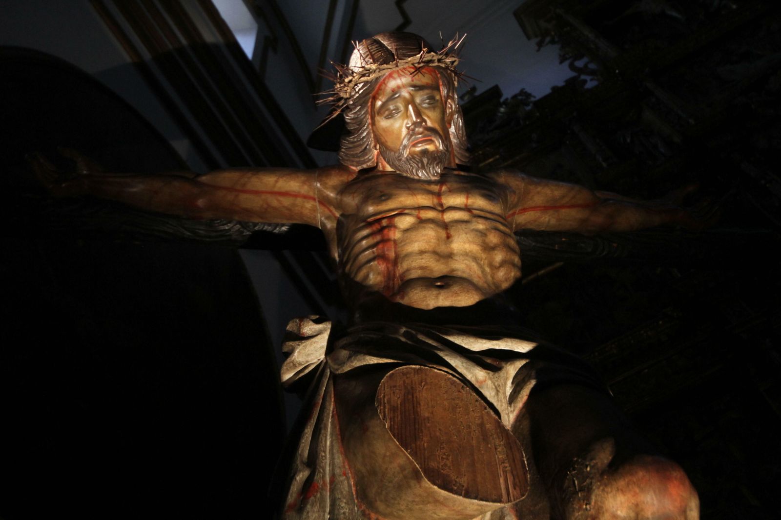 Imagen del Cristo Mutilado.