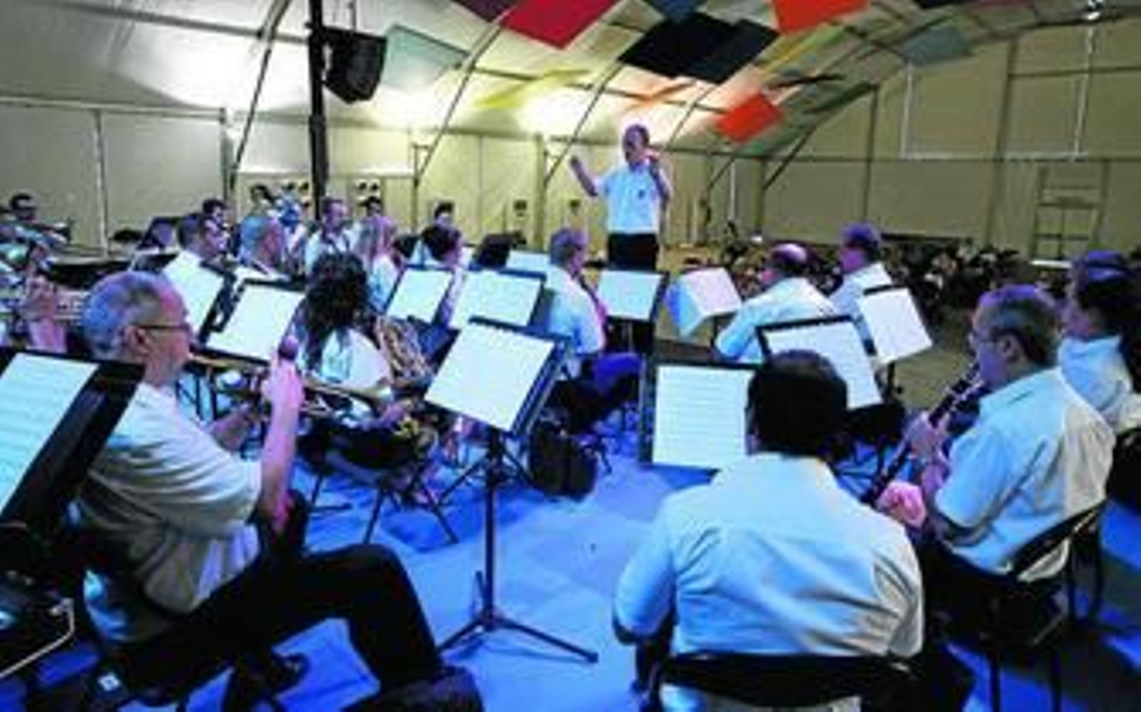 Concierto de la Banda Municipal de Música en la Caseta Infantil.