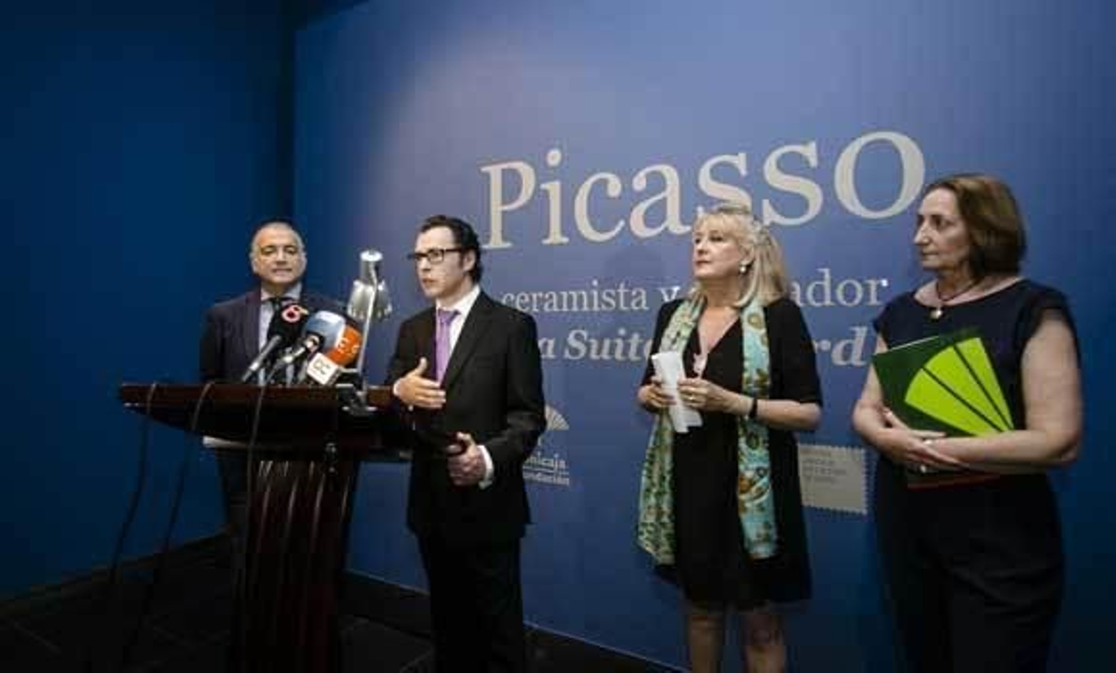 Un momento de la inauguración. /Lourdes de Vicente