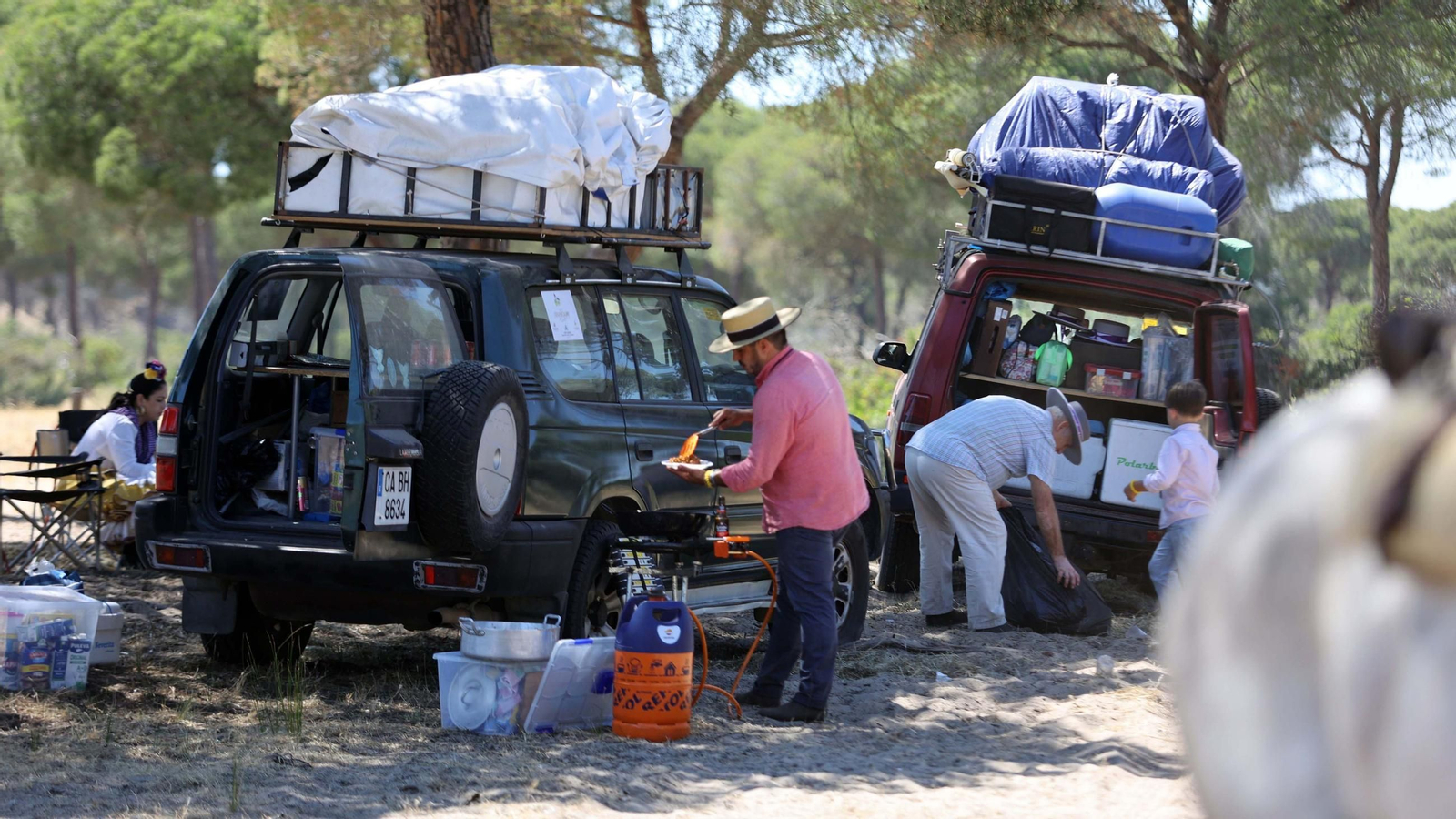 Jueves de camino de la Hdad de Jerez por el Coto Doñana