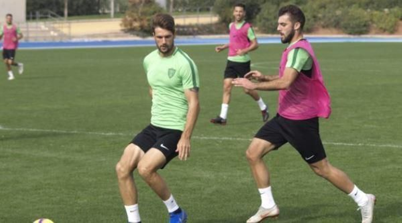 Entrenamiento rojiblanco.