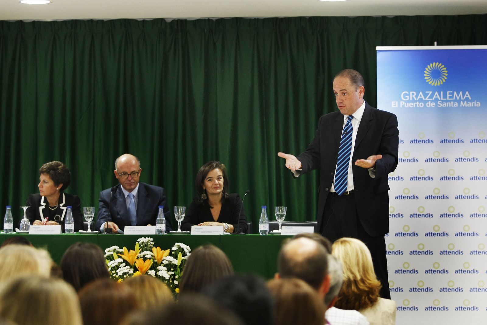 La convocatoria que traía a Cádiz a Jokin de Irala estaba organizada por los colegios Grazalema y Guadalete.