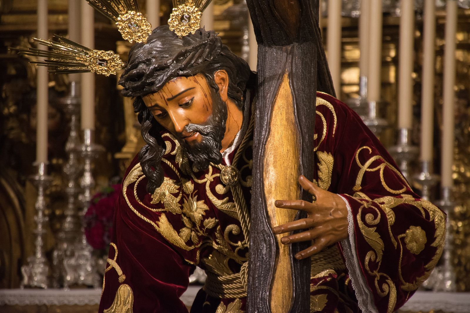 Besamanos al Santísimo Cristo de las Tres Caídas de Triana