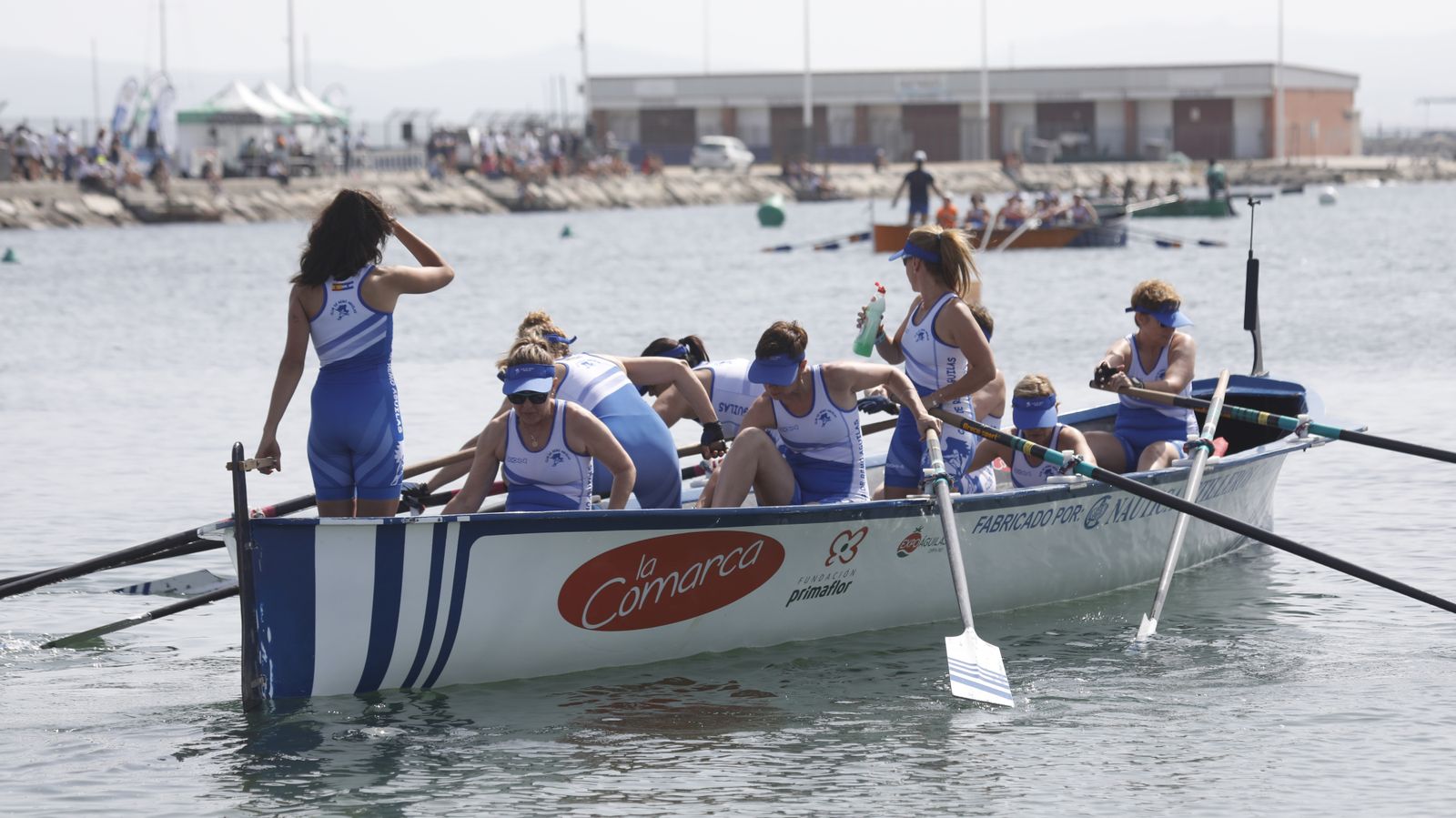 Las fotos de la primera jornada del Campeonato de España de remo en banco fijo LLaut de La Línea