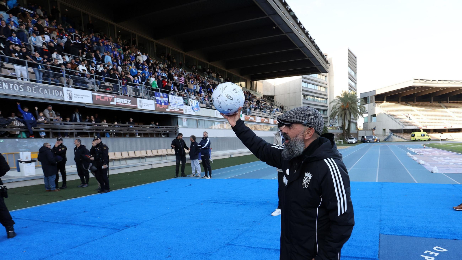 Imágenes del derbi entre Xerez CD y Xerez DFC en Chapín