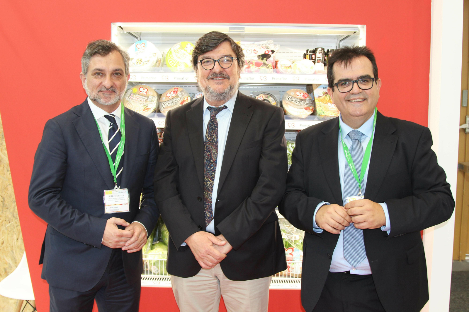 Ángel Escobar, Cecilio Pelegrín (Primaflor) y Antonio Jesús Rodríguez.