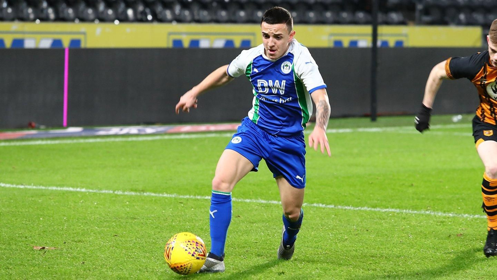 Víctor Maffeo, en su etapa con el Wigan Athletic