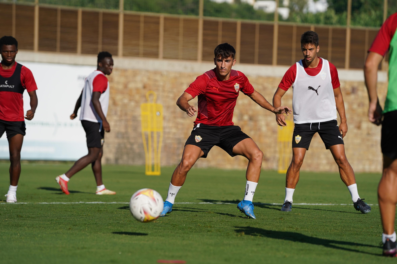 Entrenamiento del Almería, sábado 7
