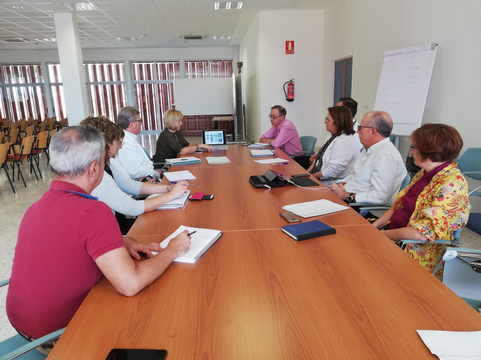 Encuentro entre responsables del Infanta y los distritos sanitarios.