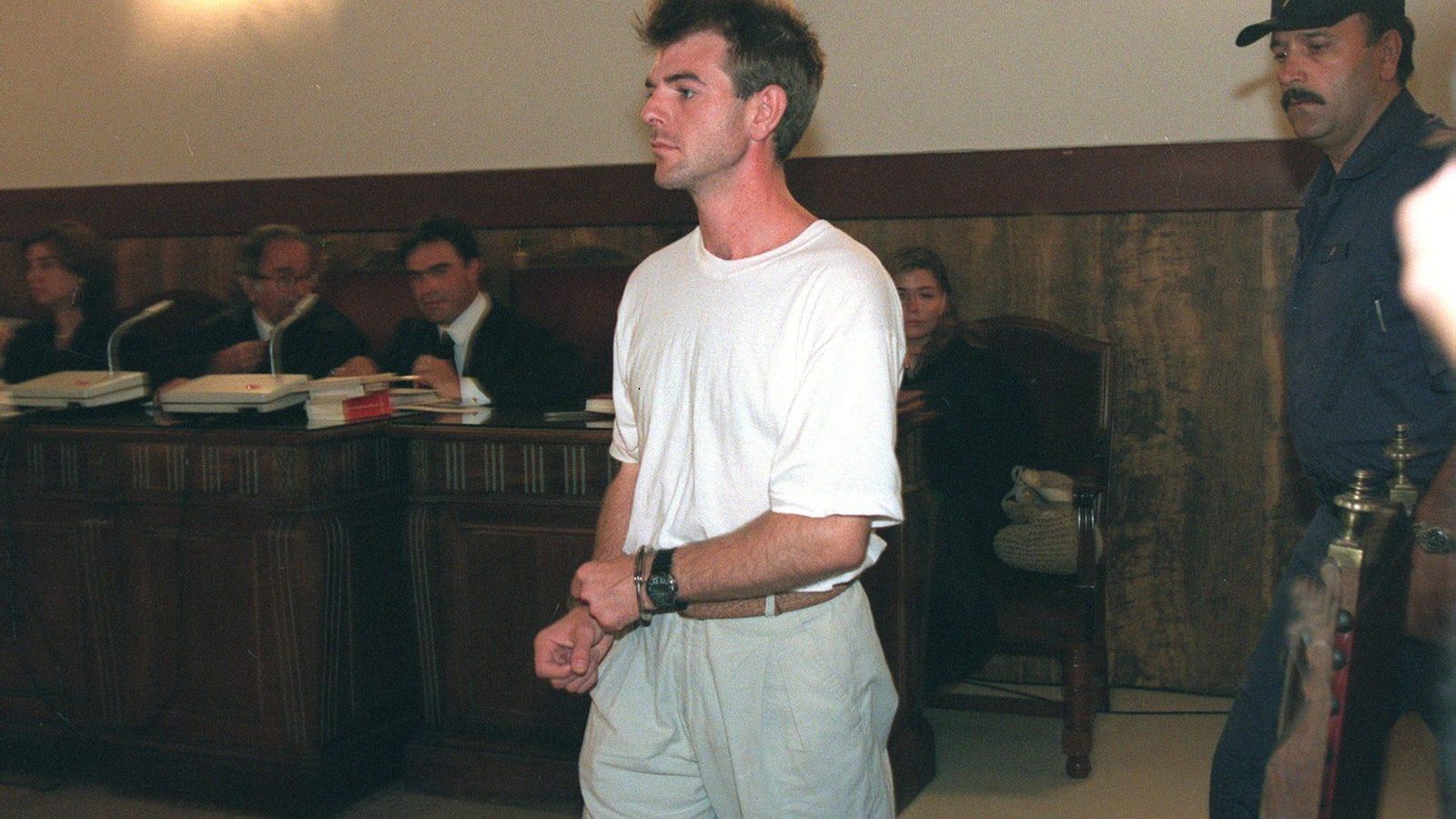 Miguel Ricart, durante una de las sesiones del juicio por el caso Alcàsser