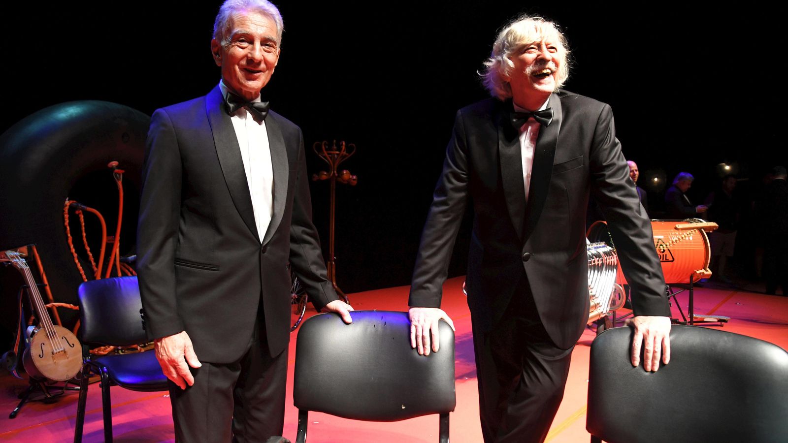 Jorge Maronna y Carlos López Puccio, hace unos meses en Buenos Aires.