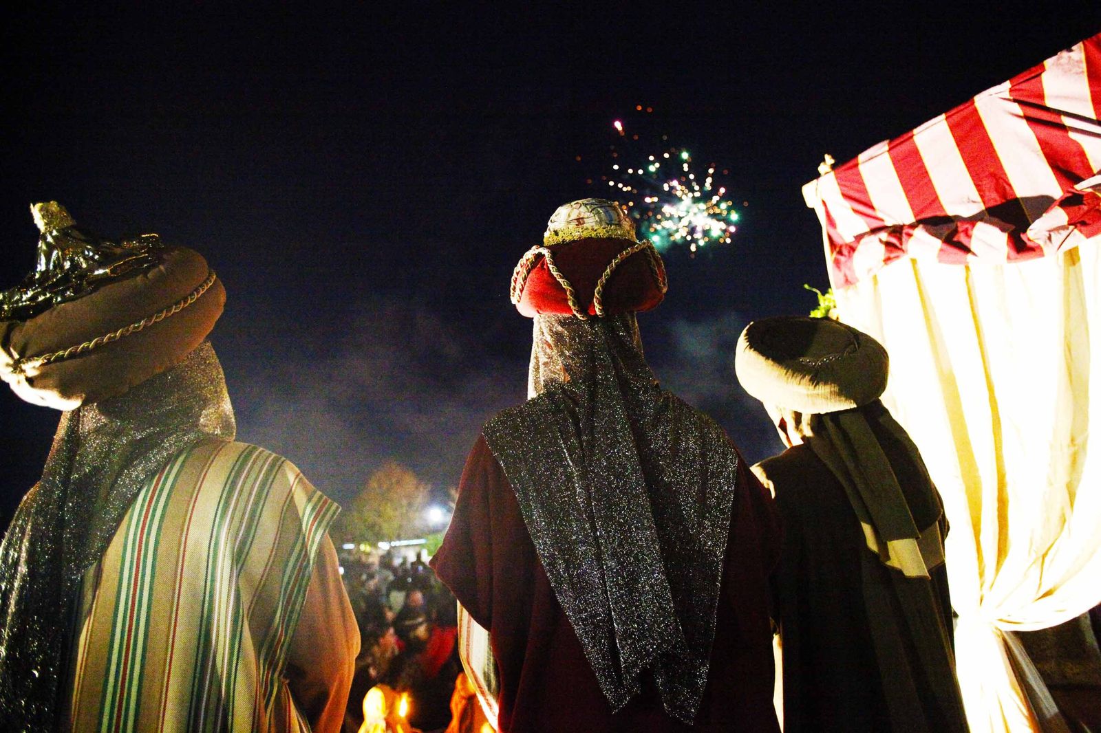 Las imágenes de los Reyes Magos recogiendo el oro en las Minas de Tharsis