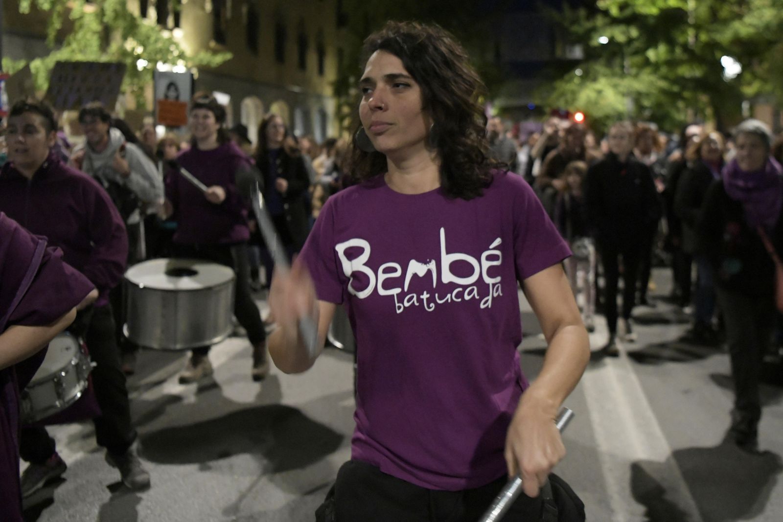 La manifestación del 25-N en Granada, en imágenes